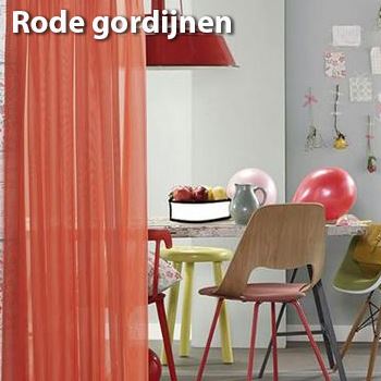 rode gordijnen